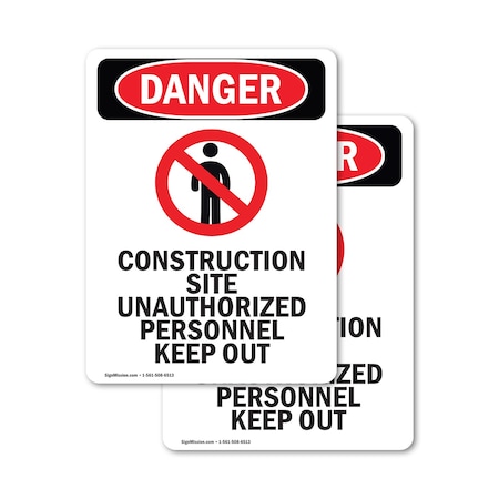 Signmission Safety Culture Sign, 18 in Width, Vinyl Decal, Rectangle OS-2PACK-DS-D-1824-V-1101